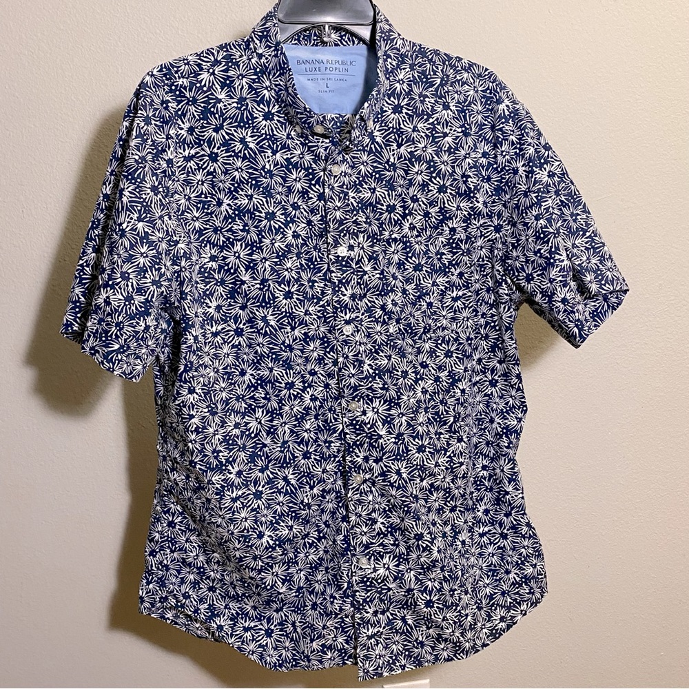 Banana Republic Luxe Poplin Button Down